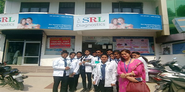 An educational visit was conducted on 3.4.18 of microbiology students to an advanced diagnostic laboratory, SRL Diagnostics. It aimed to focus the diagnostic techniques which are recently added to the routine diagnostic field of microbiology, biochemistry, and pathology. Students were exposed to different new diagnostic tools